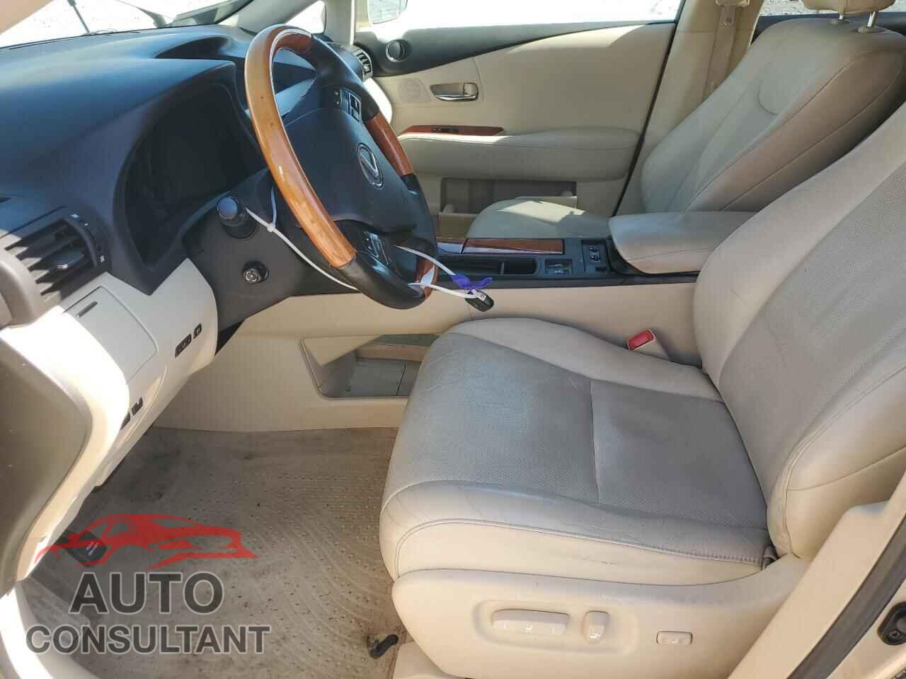 LEXUS RX350 2010 - 2T2BK1BA5AC030855