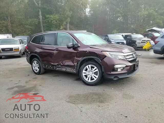 HONDA PILOT 2017 - 5FNYF6H11HB078138