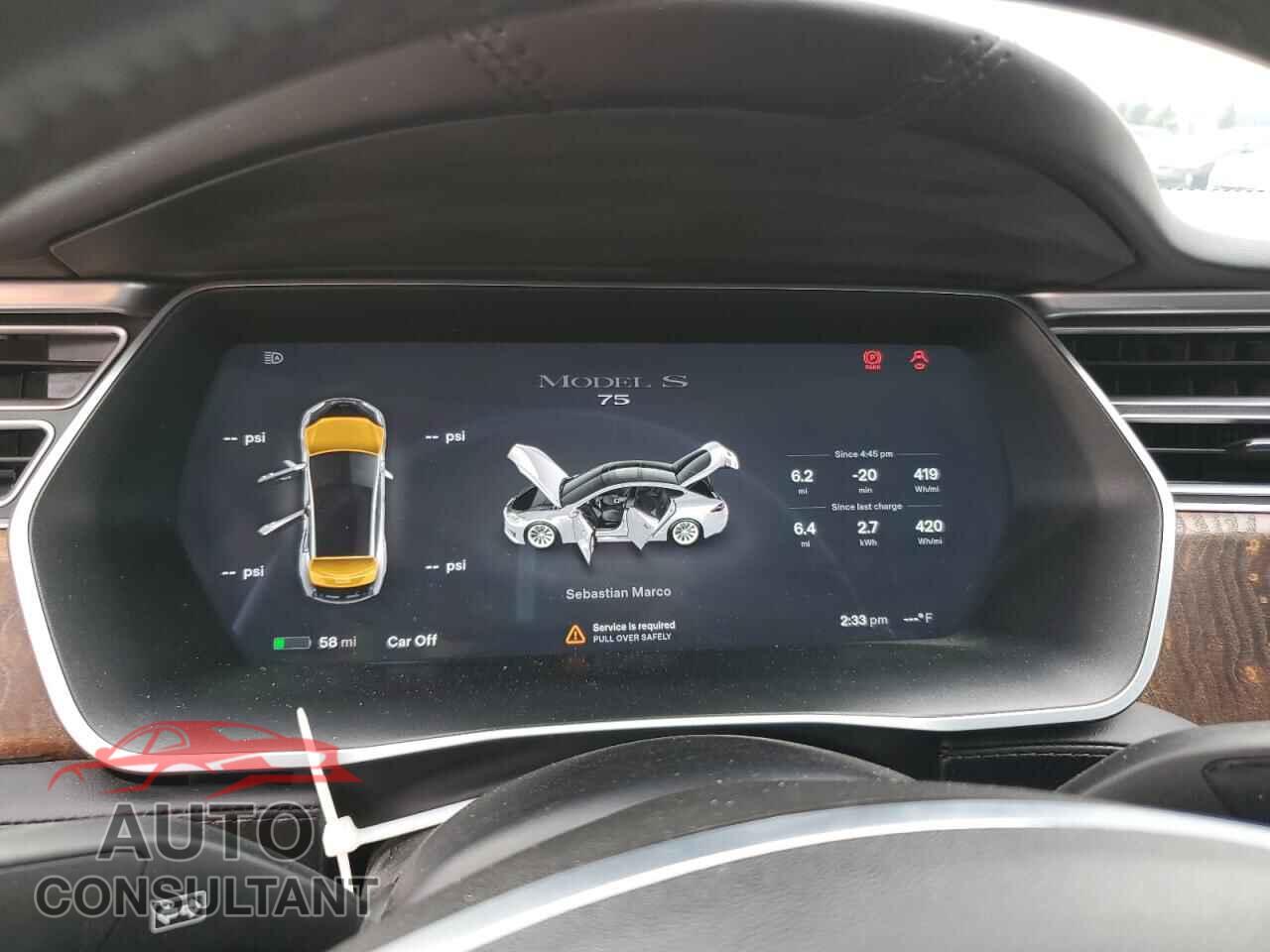 TESLA MODEL S 2017 - 5YJSA1E13HF210926