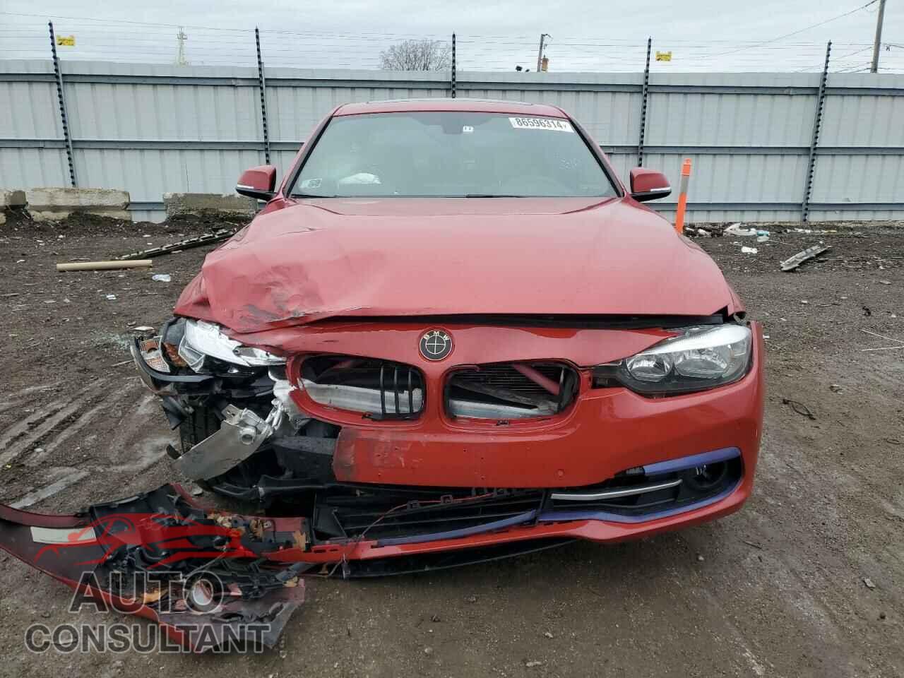 BMW 3 SERIES 2016 - WBA8E9C50GK648515