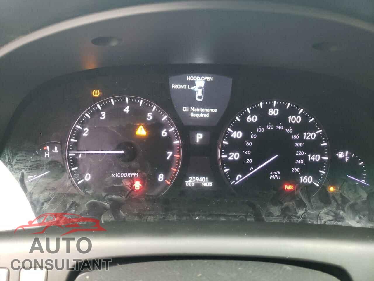 LEXUS LS460 2010 - JTHBL5EF0A5094863