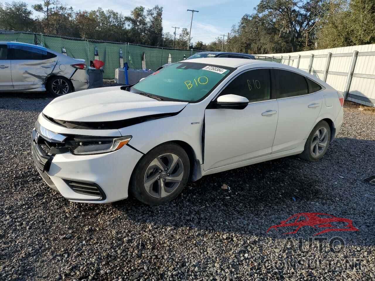 HONDA INSIGHT 2019 - 19XZE4F58KE019246
