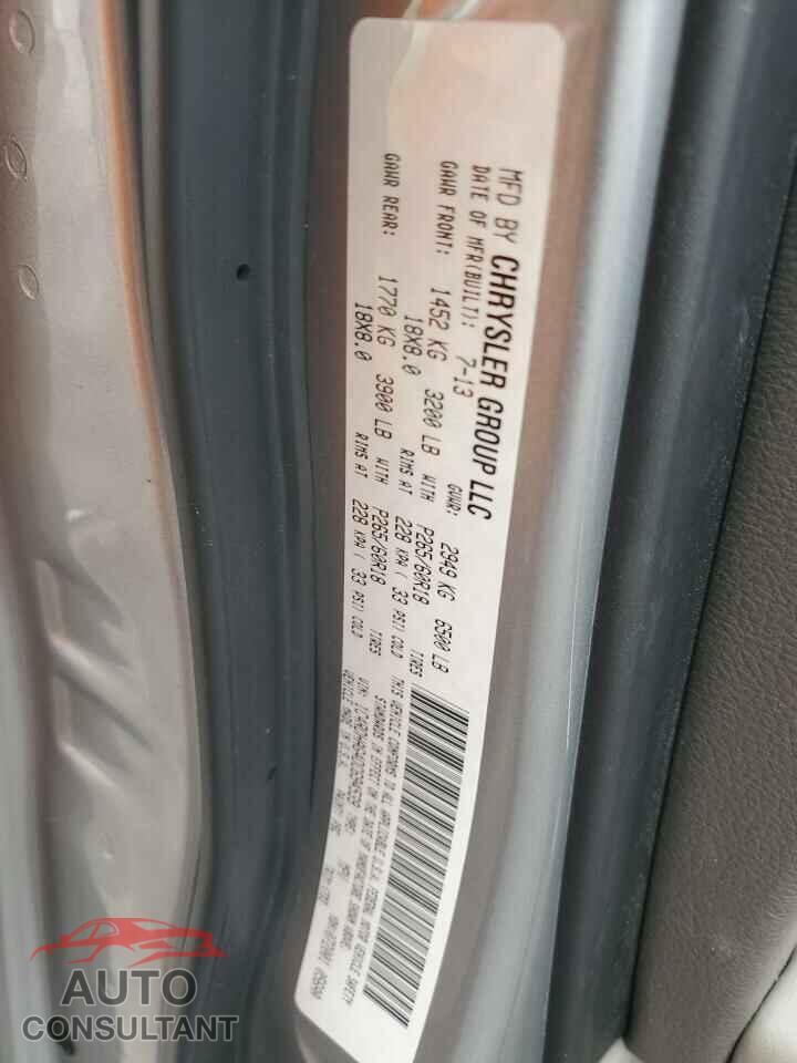 DODGE DURANGO 2013 - 1C4RDHAG4DC694539
