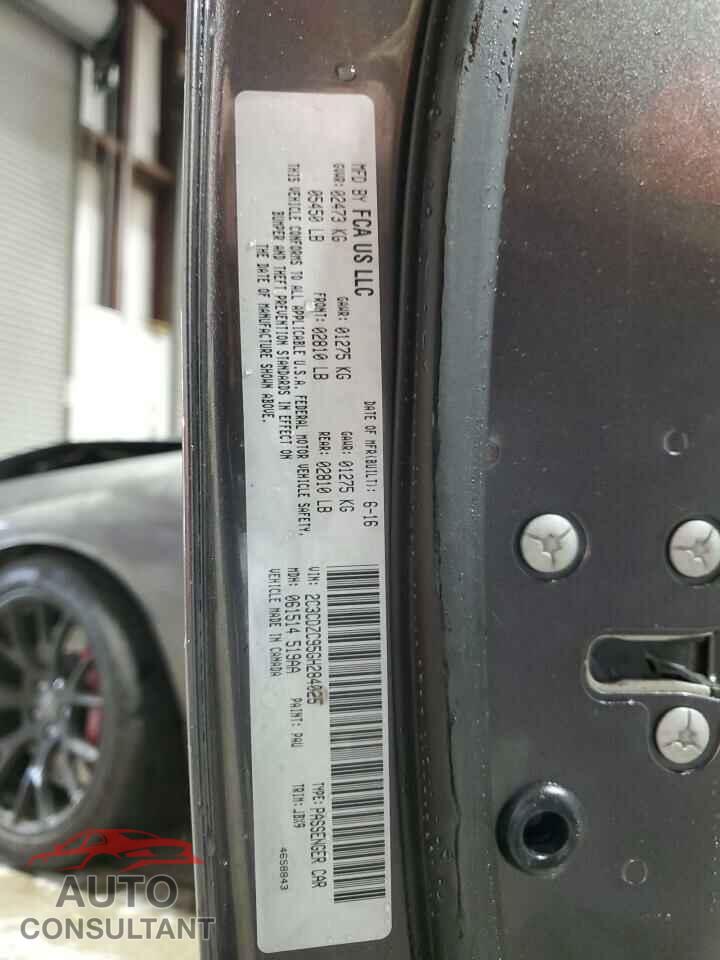DODGE CHALLENGER 2016 - 2C3CDZC95GH284025