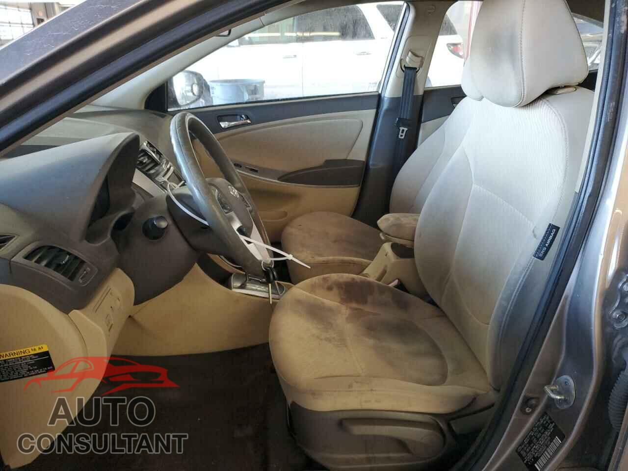 HYUNDAI ACCENT 2012 - KMHCU4AEXCU196430