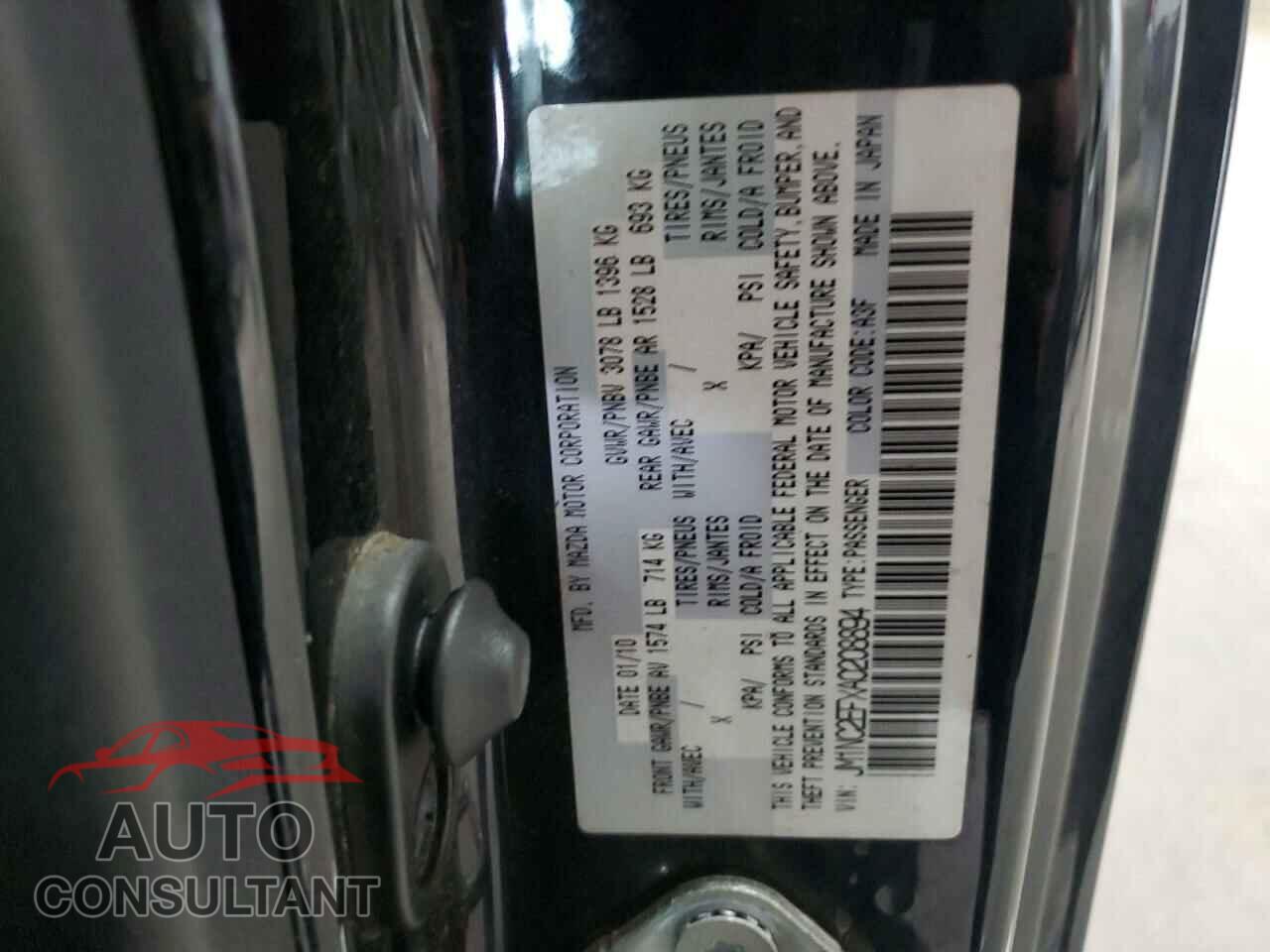 MAZDA MX5 2010 - JM1NC2EFXA0208894