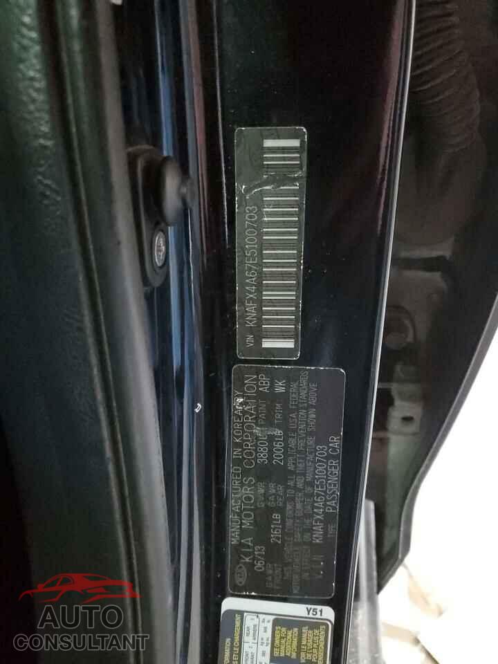 KIA FORTE 2014 - KNAFX4A67E5100703