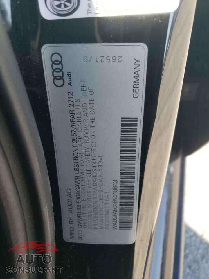 AUDI A6 2014 - WAUGFAFC4EN018643