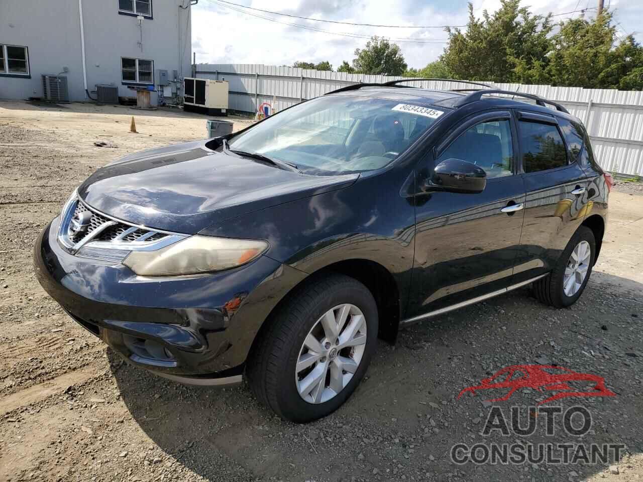 NISSAN MURANO 2012 - JN8AZ1MW5CW203986