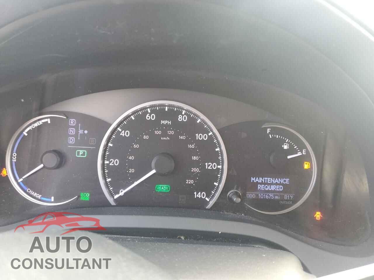 LEXUS CT 200 2013 - JTHKD5BH0D2134836