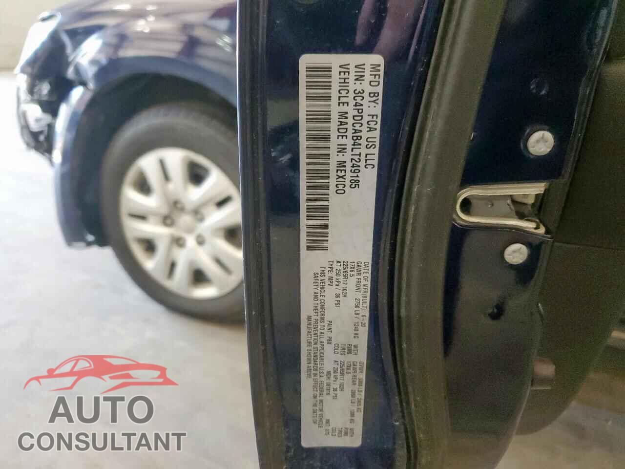 DODGE JOURNEY 2020 - 3C4PDCAB4LT249185