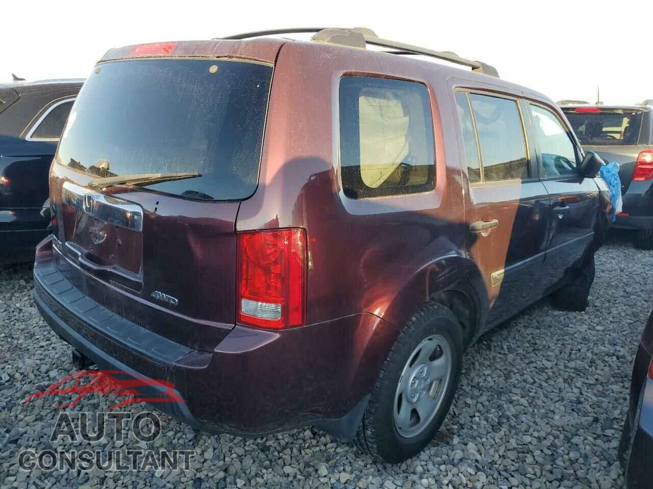 HONDA PILOT 2011 - 5FNYF4H23BB061555