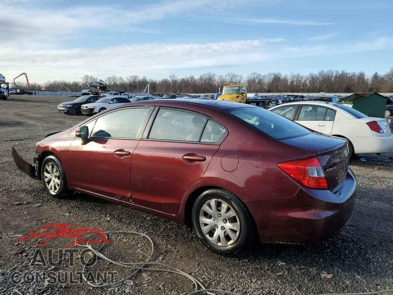 HONDA CIVIC 2012 - 19XFB2F56CE322818