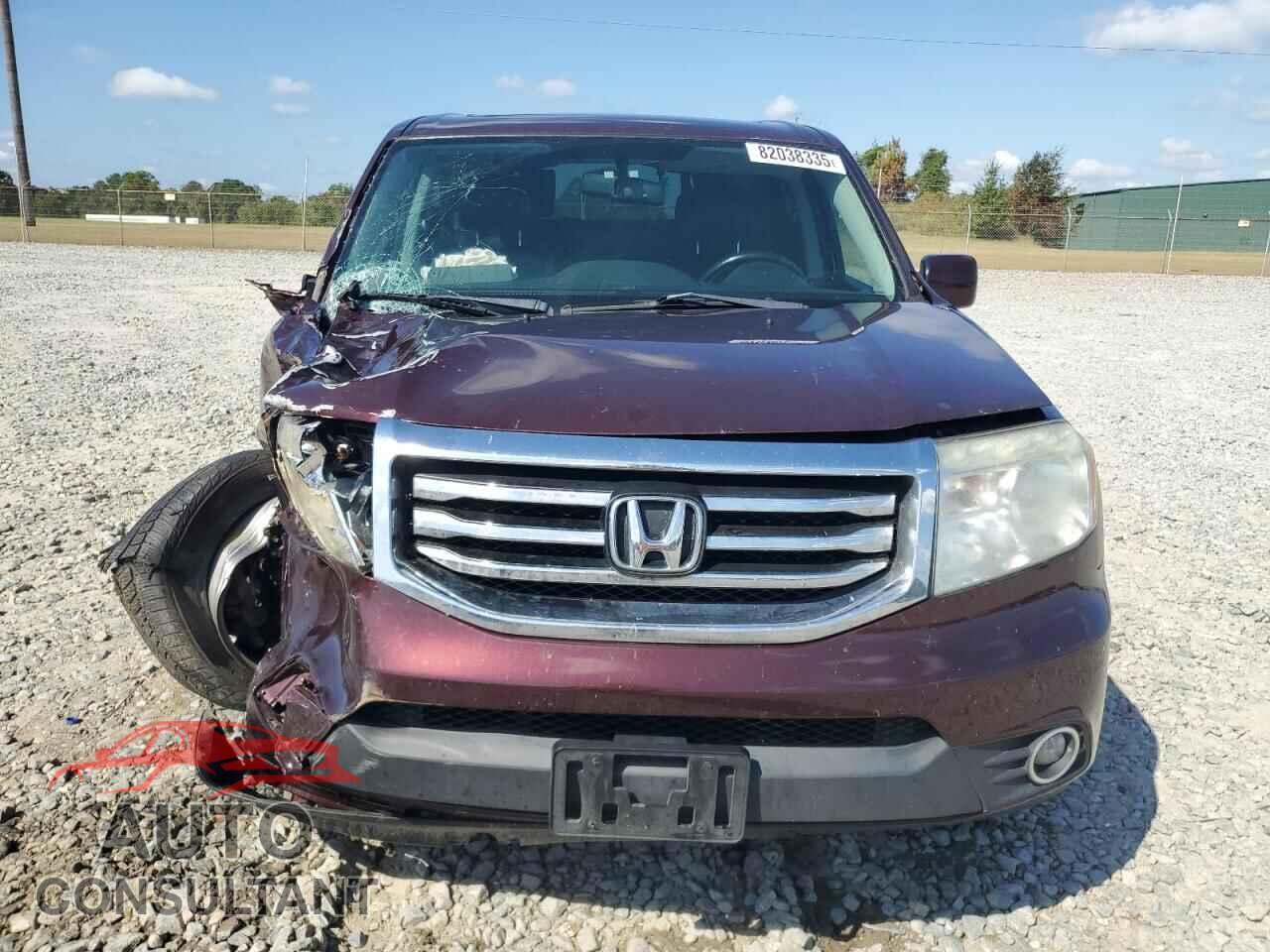 HONDA PILOT 2013 - 5FNYF4H55DB084686