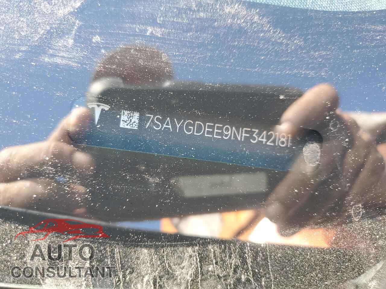 TESLA MODEL Y 2022 - 7SAYGDEE9NF342181