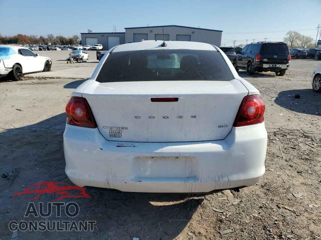 DODGE AVENGER 2012 - 1C3CDZCB4CN190044