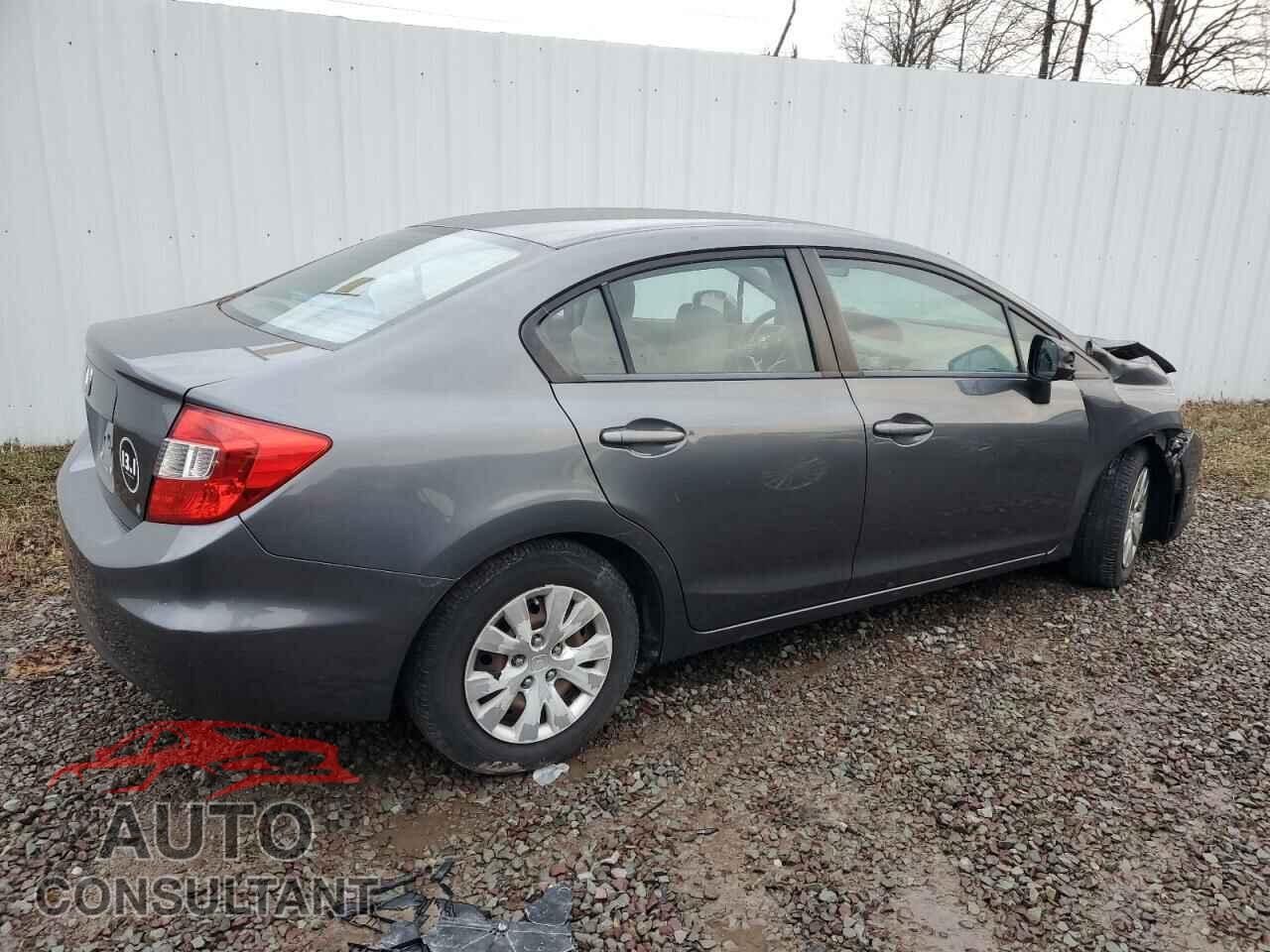 HONDA CIVIC 2012 - 19XFB2F55CE346656