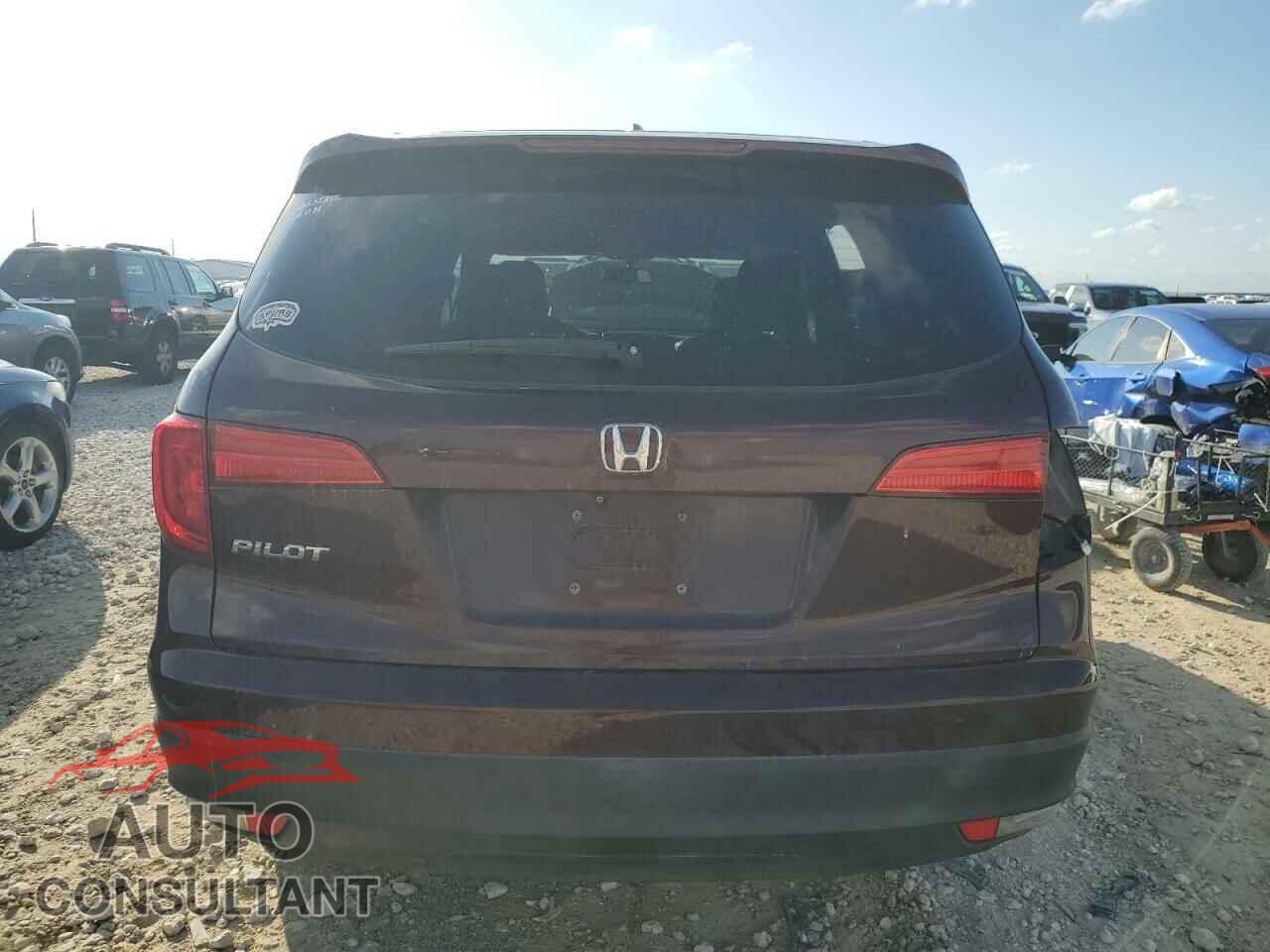 HONDA PILOT 2017 - 5FNYF5H86HB031954