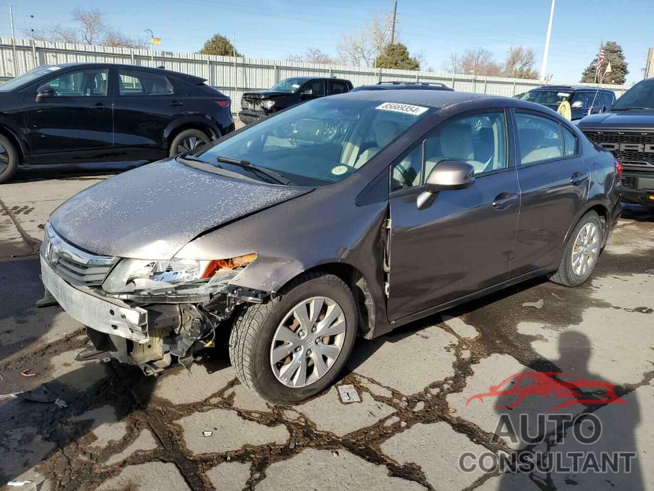 HONDA CIVIC 2012 - 2HGFB2F56CH560593