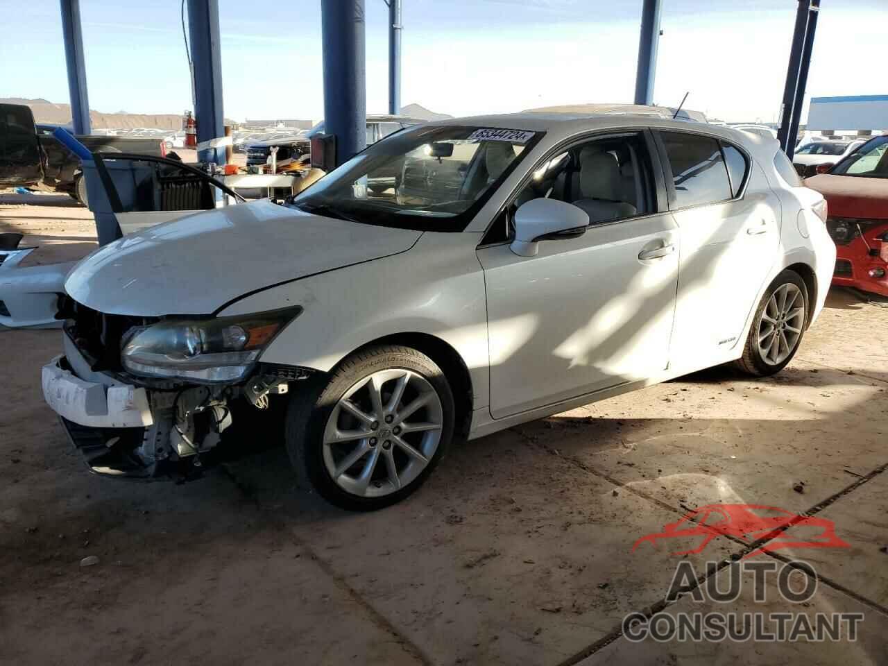 LEXUS CT 200 2012 - JTHKD5BH8C2081222