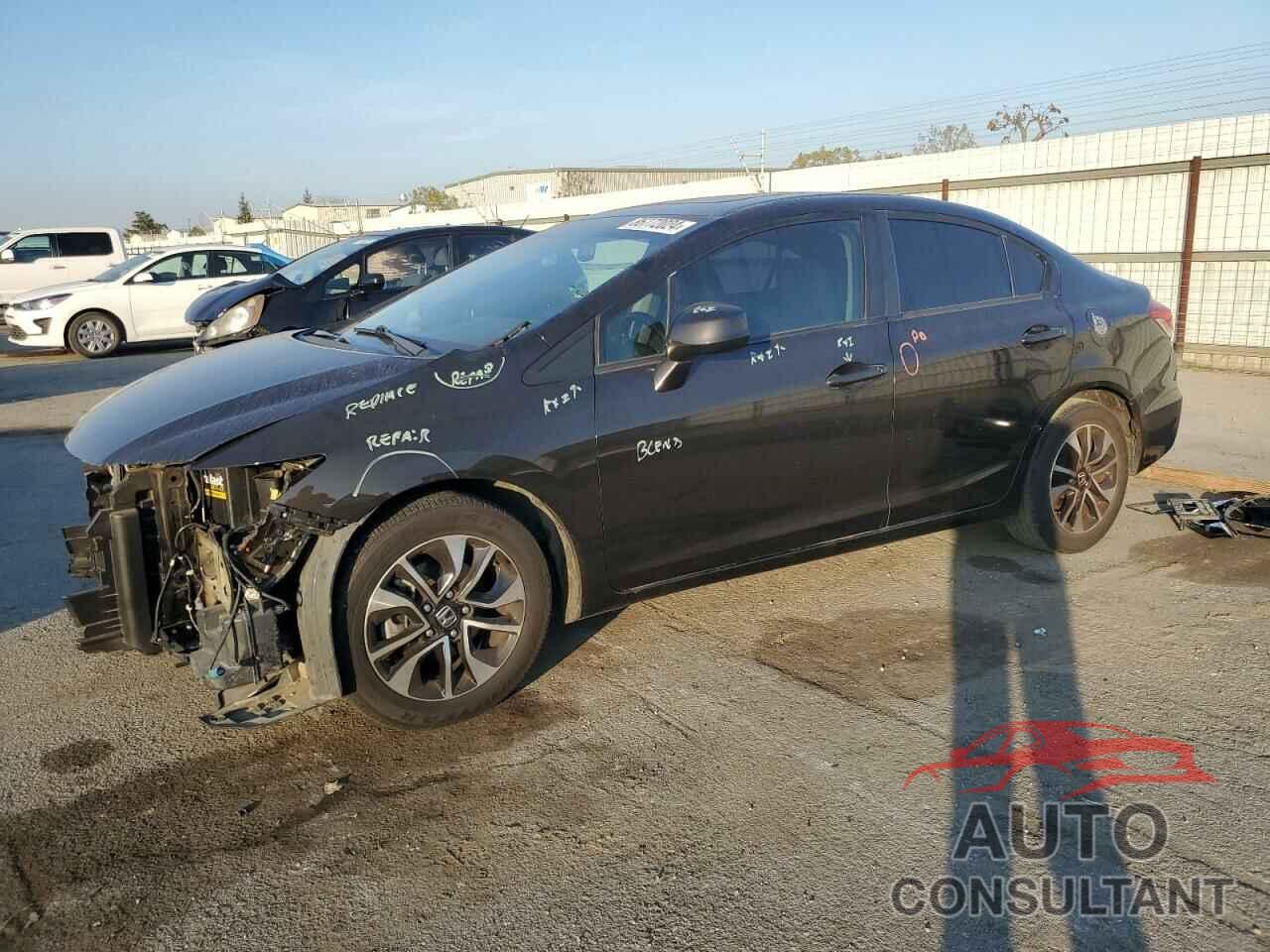 HONDA CIVIC 2013 - 2HGFB2F86DH580483