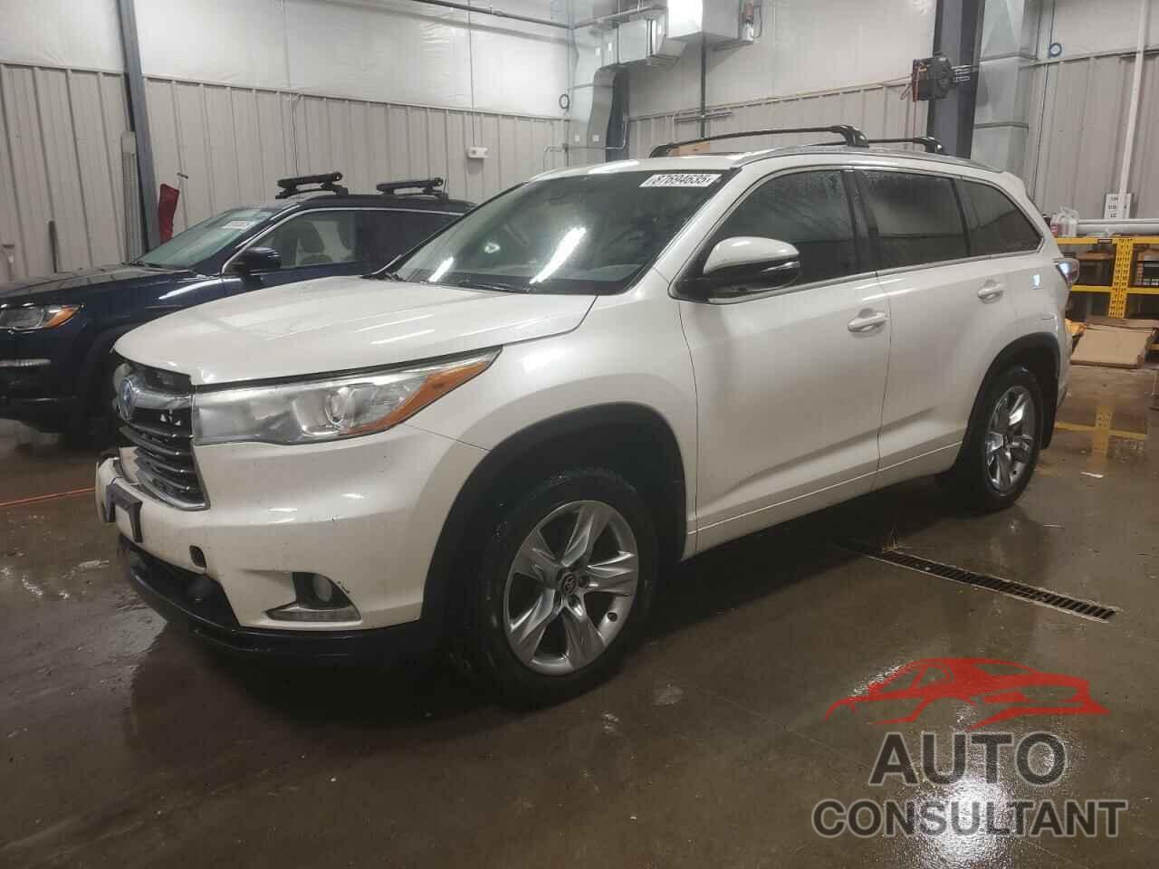 TOYOTA HIGHLANDER 2016 - 5TDDKRFHXGS278280