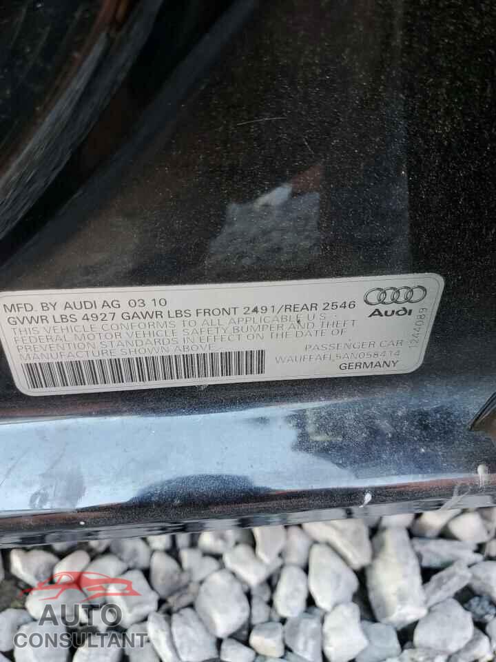 AUDI A4 2010 - WAUFFAFL5AN058414