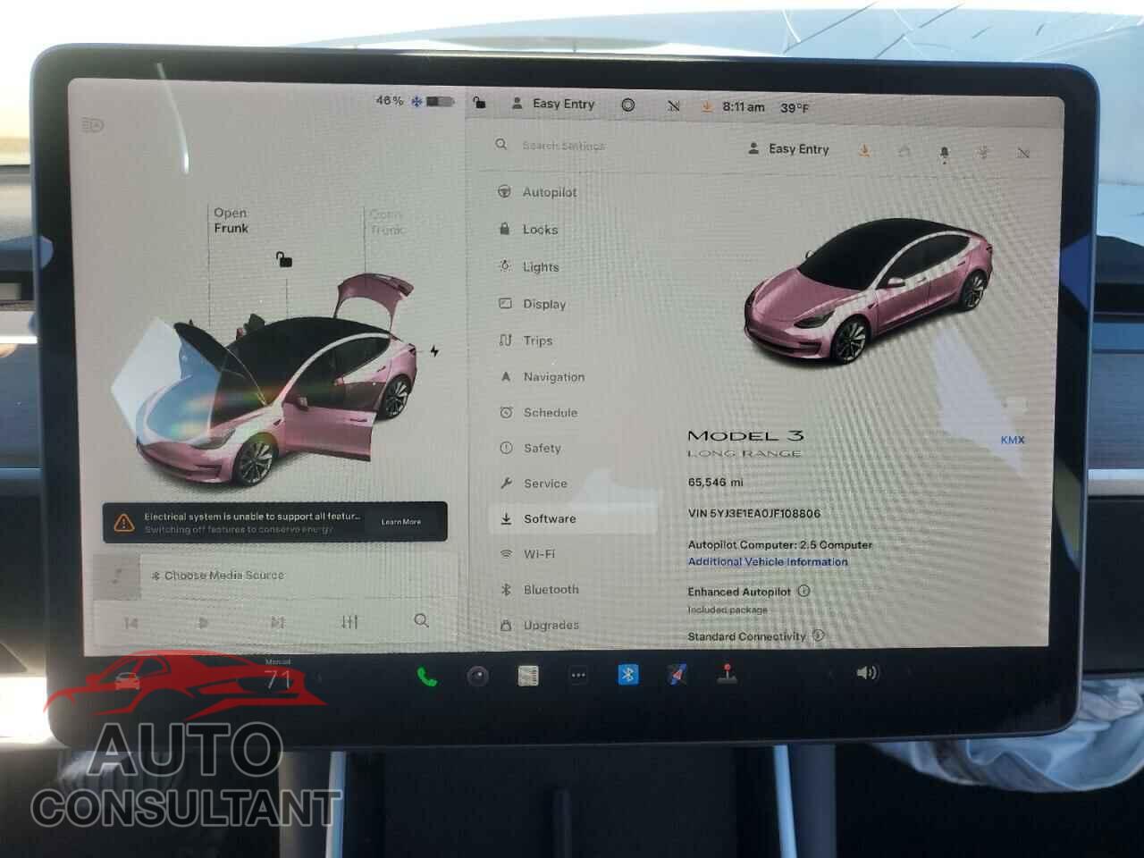 TESLA MODEL 3 2018 - 5YJ3E1EA0JF108806