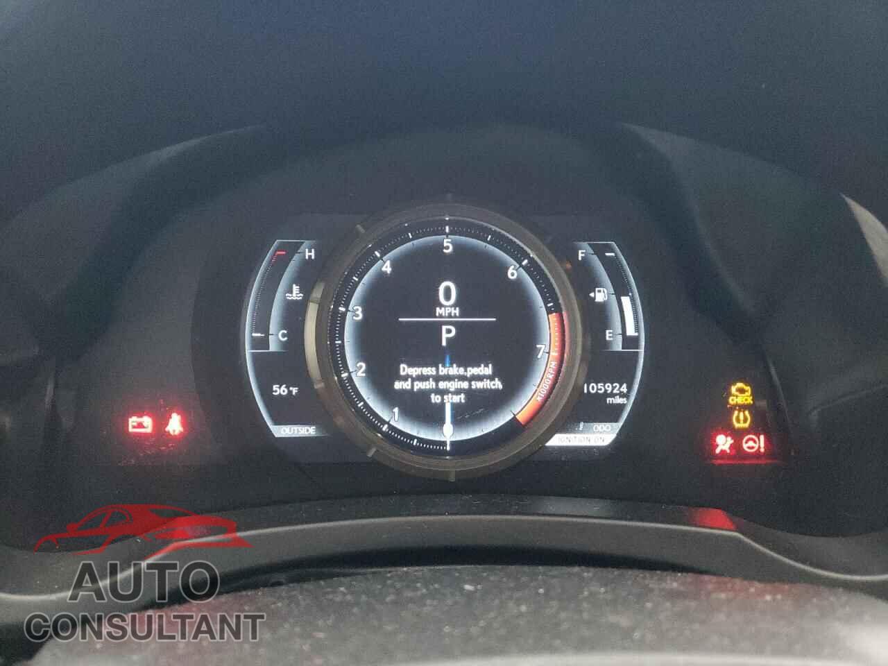 LEXUS IS 2015 - JTHBF1D26F5072081