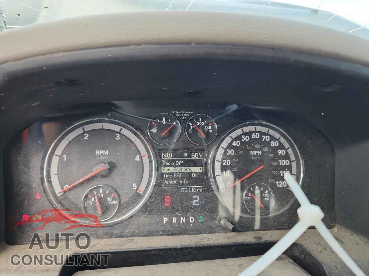 DODGE RAM 2500 2012 - 3C6UD5JL6CG306218