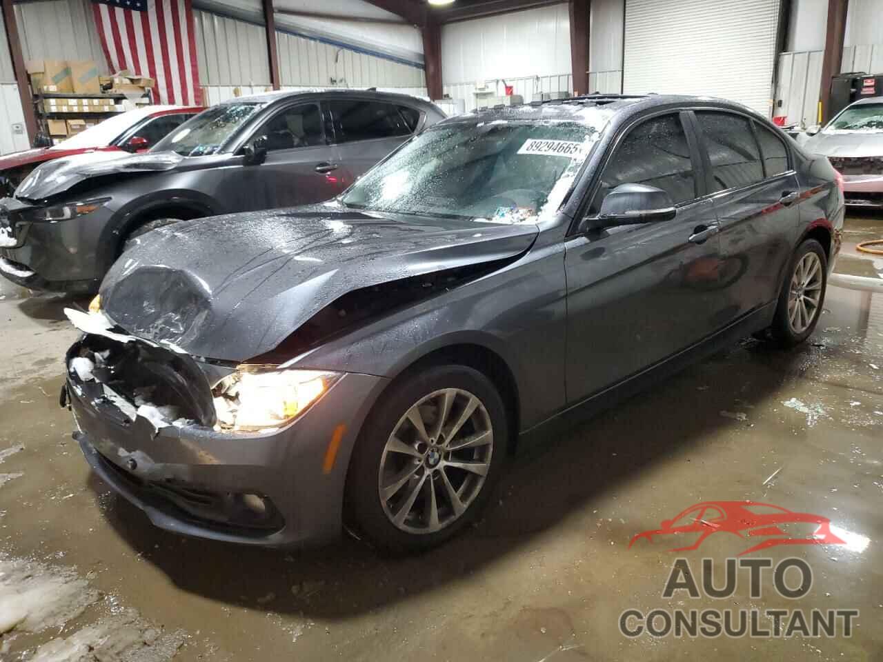 BMW 3 SERIES 2017 - WBA8E5G59HNU22248