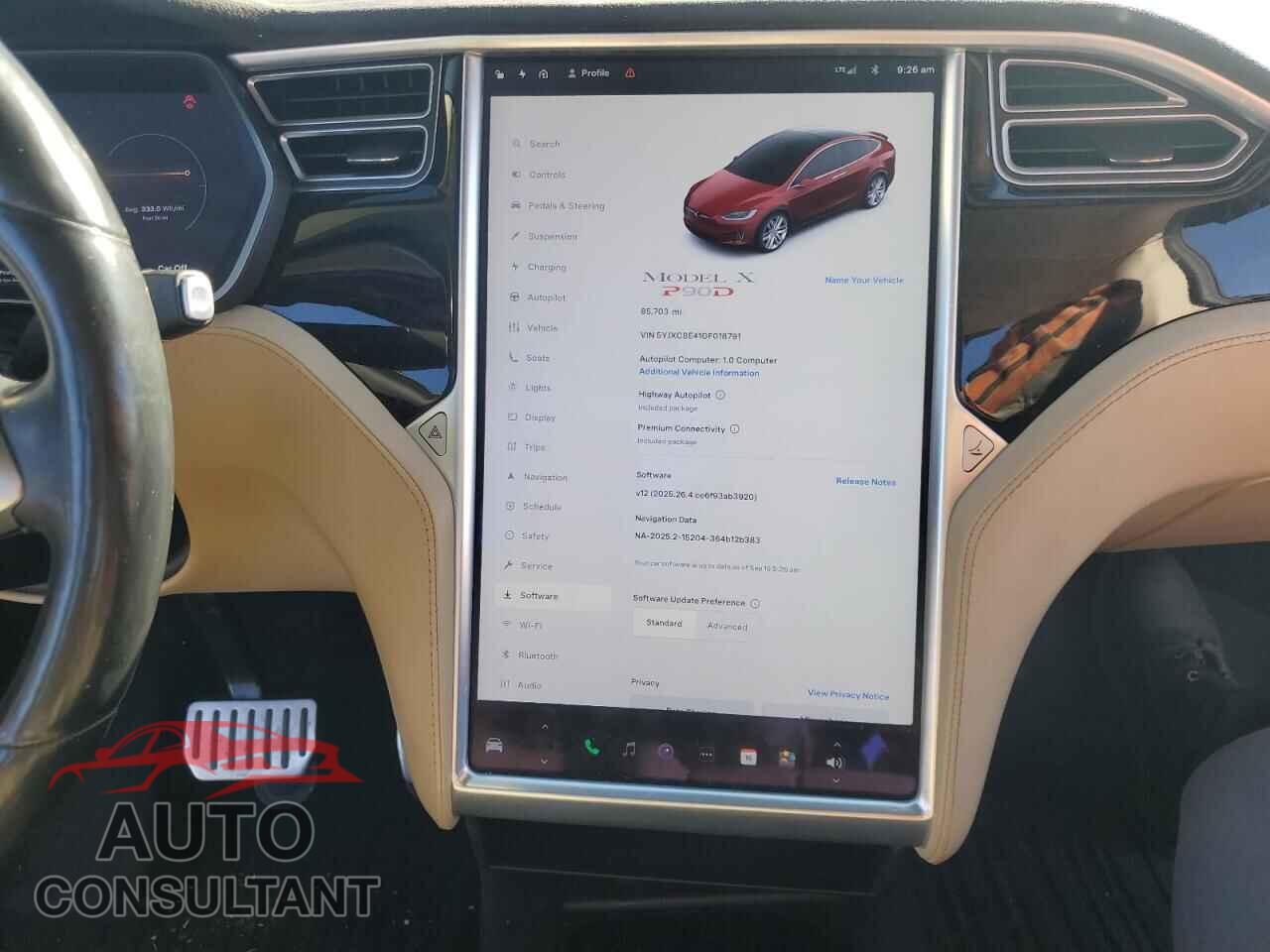 TESLA MODEL X 2016 - 5YJXCBE41GF018791