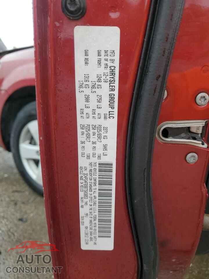 DODGE JOURNEY 2011 - 3D4PG4FB9BT503853