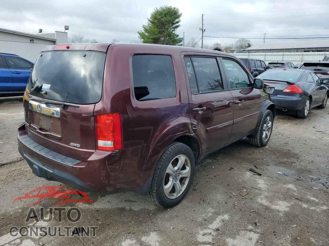 HONDA PILOT 2012 - 5FNYF4H56CB012913