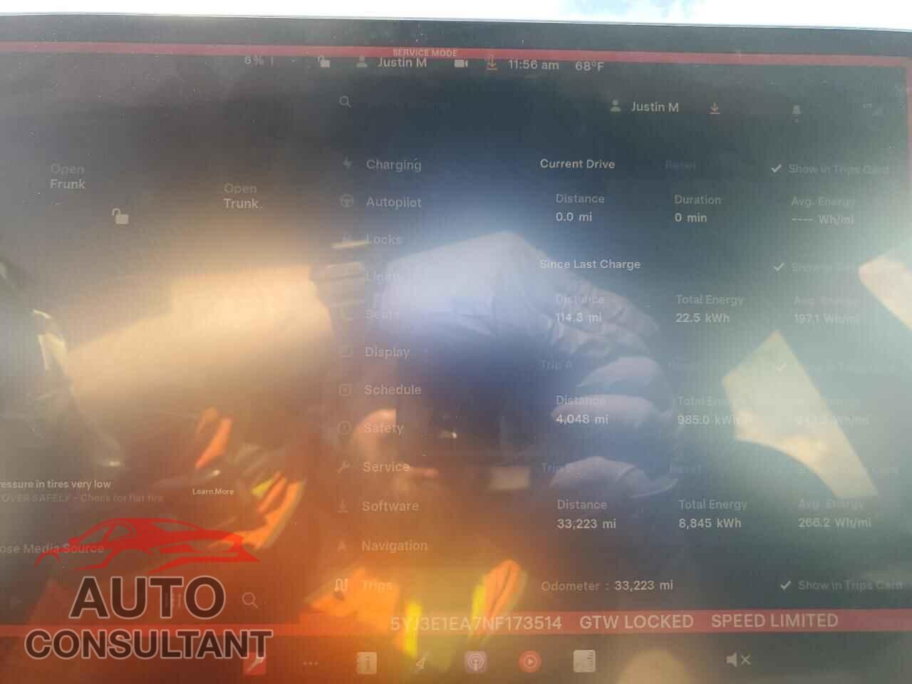 TESLA MODEL 3 2022 - 5YJ3E1EA7NF173514