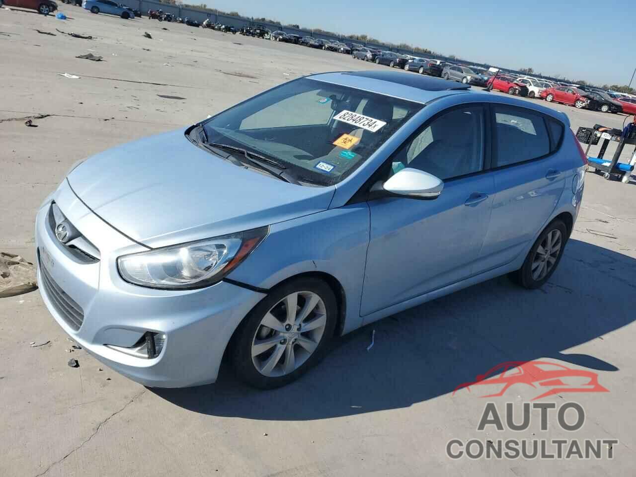 HYUNDAI ACCENT 2013 - KMHCU5AE7DU086409