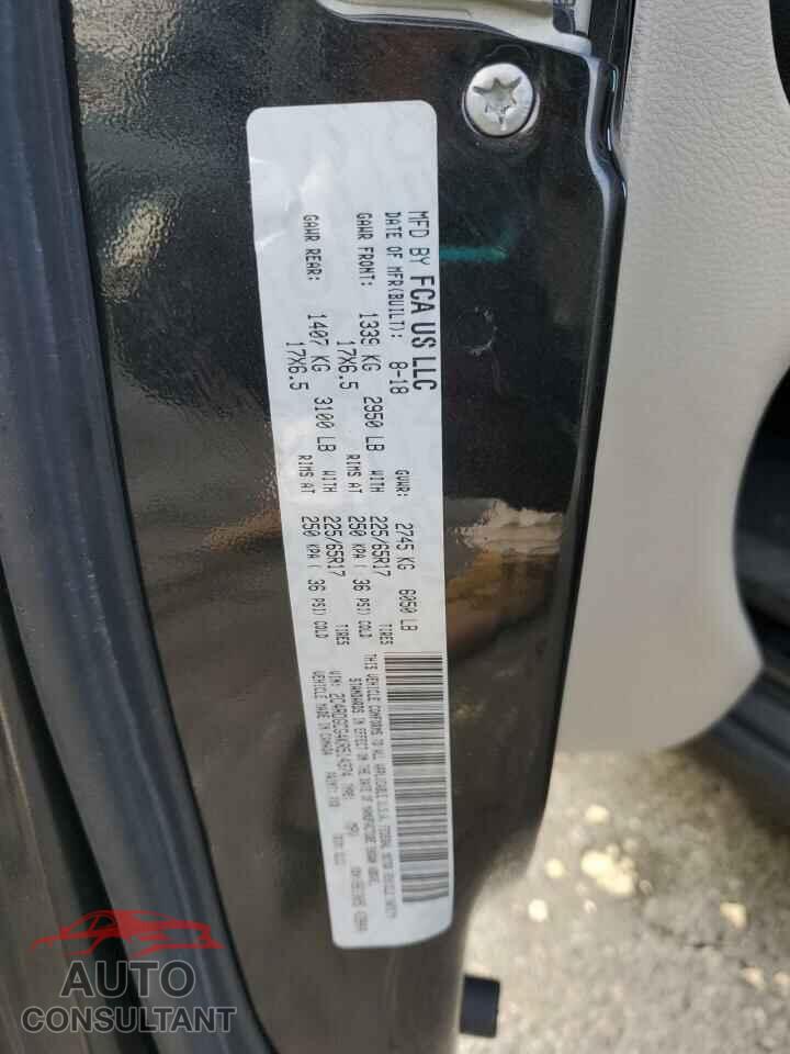 DODGE CARAVAN 2019 - 2C4RDGCG4KR514374