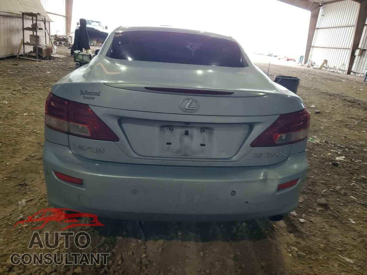 LEXUS IS 2010 - JTHFF2C26A2510682