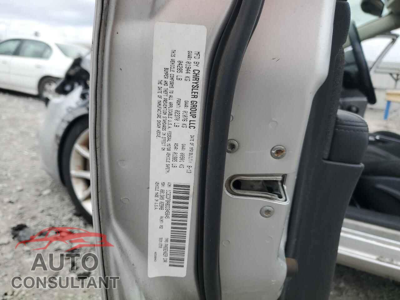 DODGE DART 2013 - 1C3CDFBA8DD345645