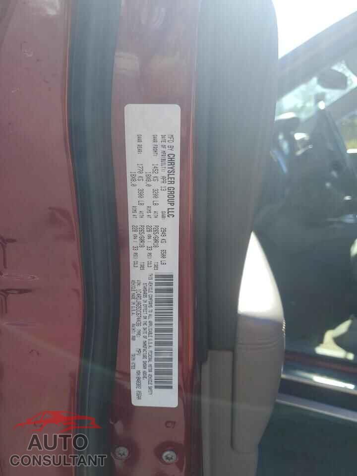 DODGE DURANGO 2013 - 1C4RDJAG5DC674436