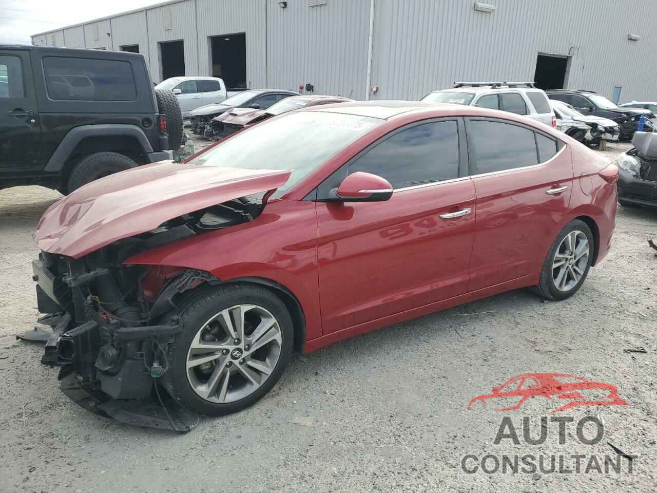 HYUNDAI ELANTRA 2017 - KMHD84LF8HU101935