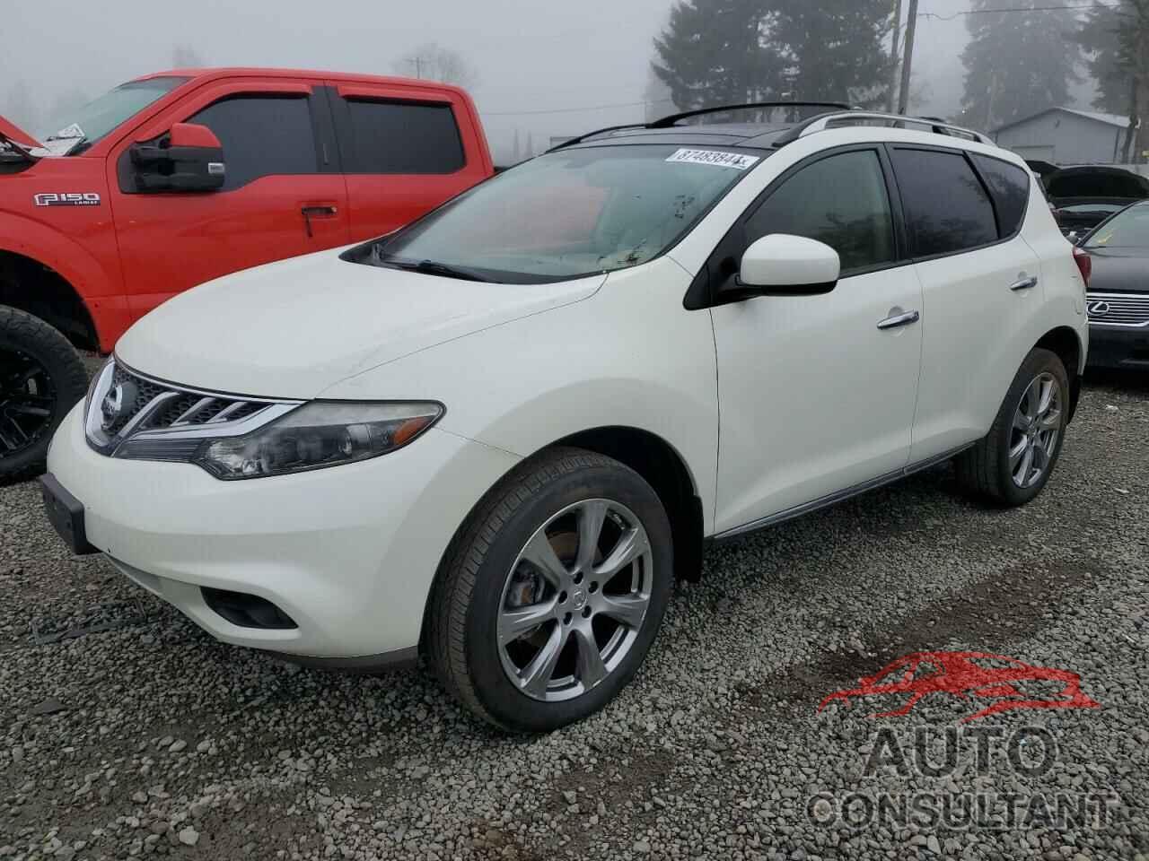 NISSAN MURANO 2013 - JN8AZ1MW7DW323158