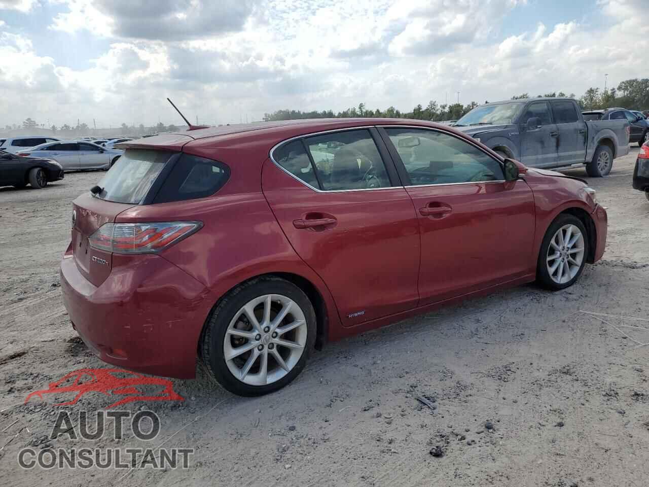 LEXUS CT 200 2012 - JTHKD5BH1C2090926