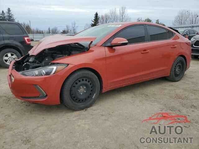 HYUNDAI ELANTRA 2017 - KMHD84LF5HU173515