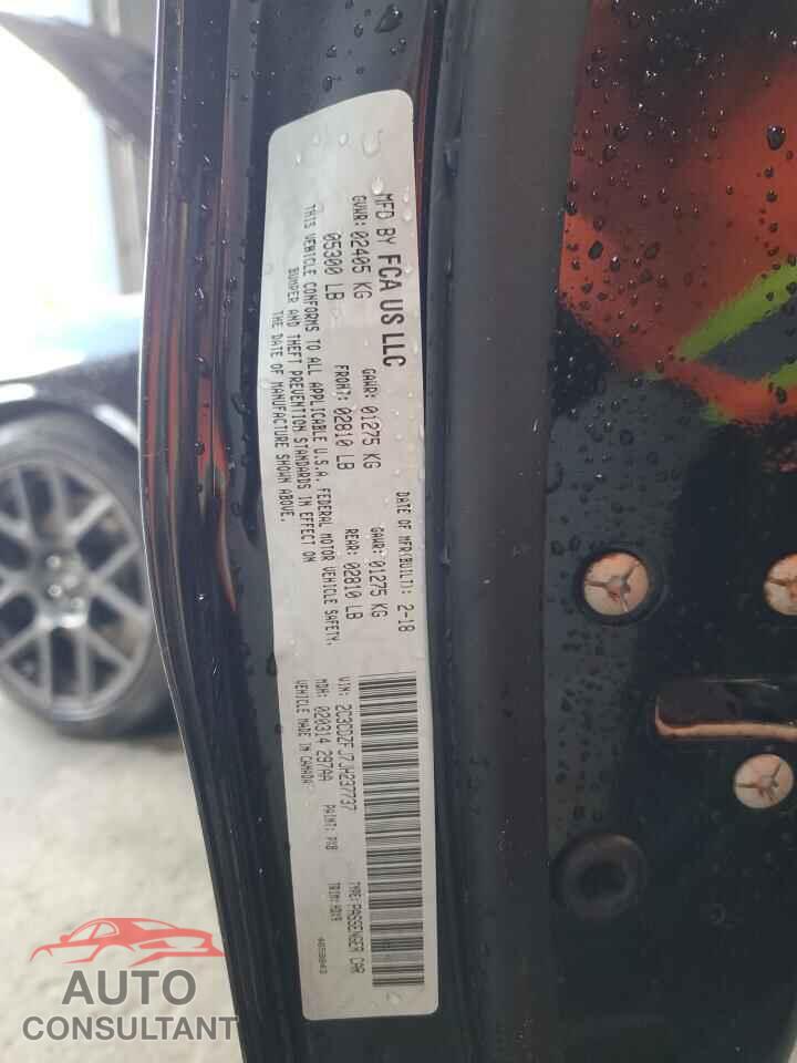 DODGE CHALLENGER 2018 - 2C3CDZFJ7JH237737