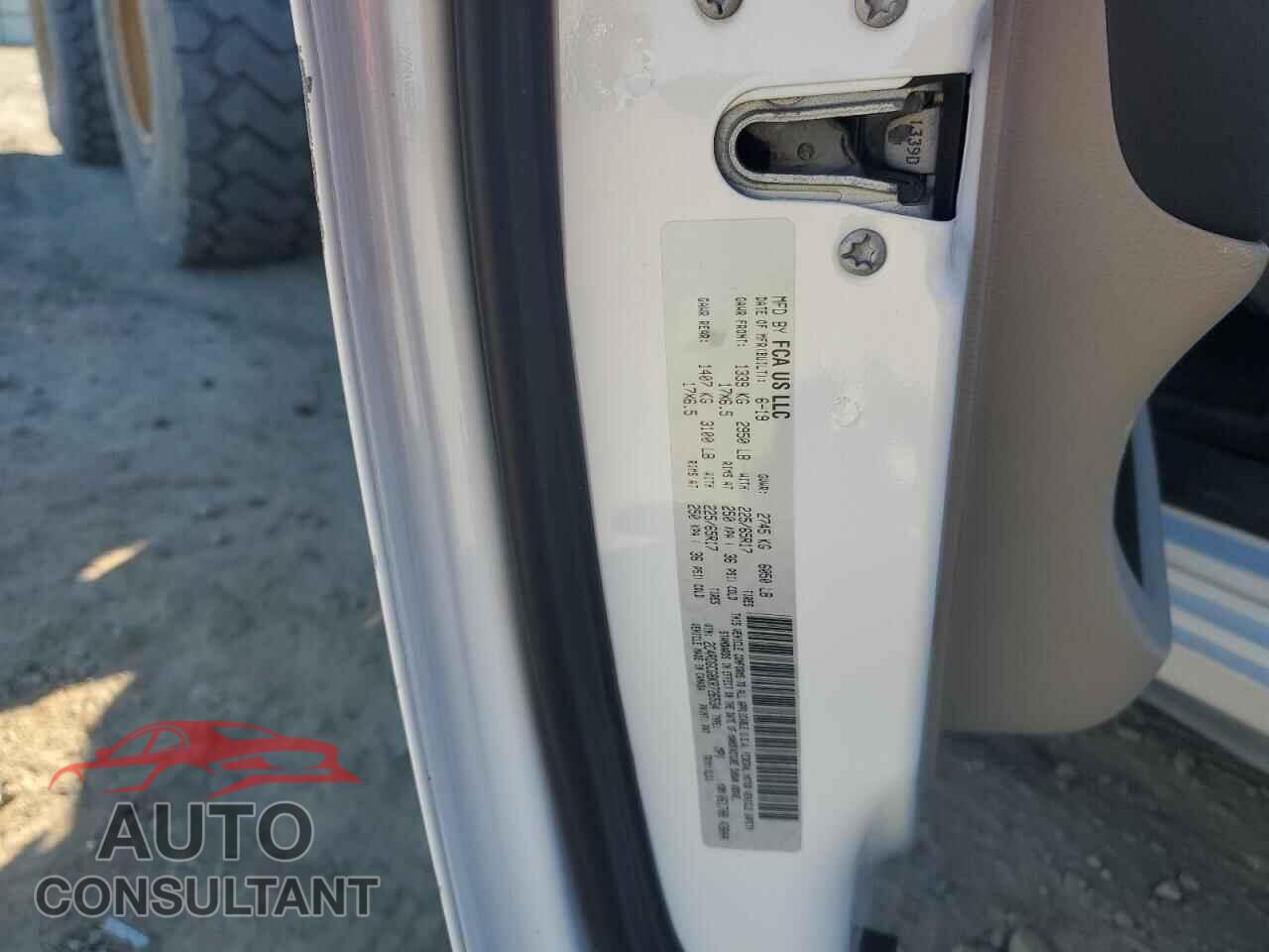 DODGE CARAVAN 2019 - 2C4RDGCG8KR726534