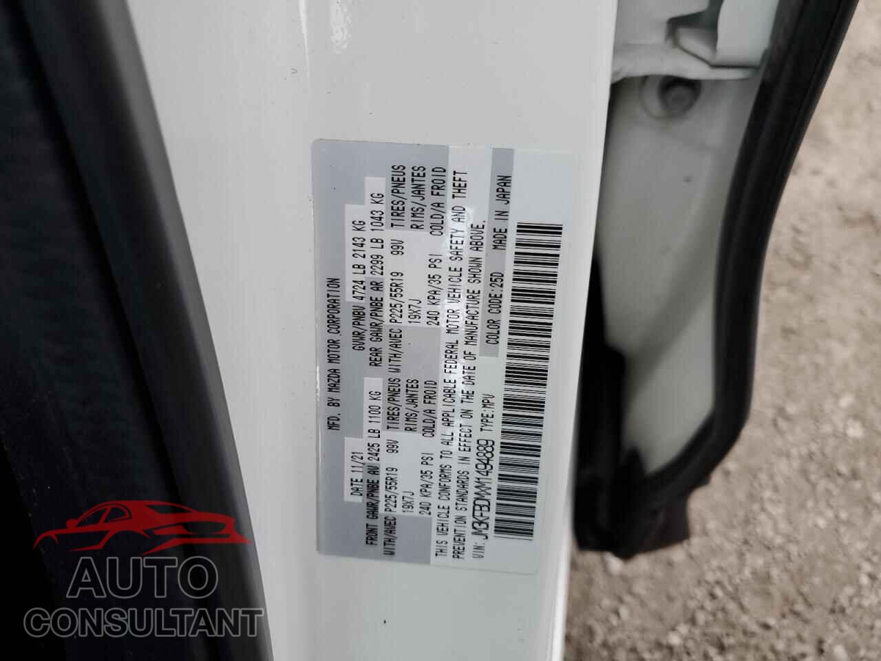 MAZDA CX-5 2021 - JM3KFBDMXM1494889