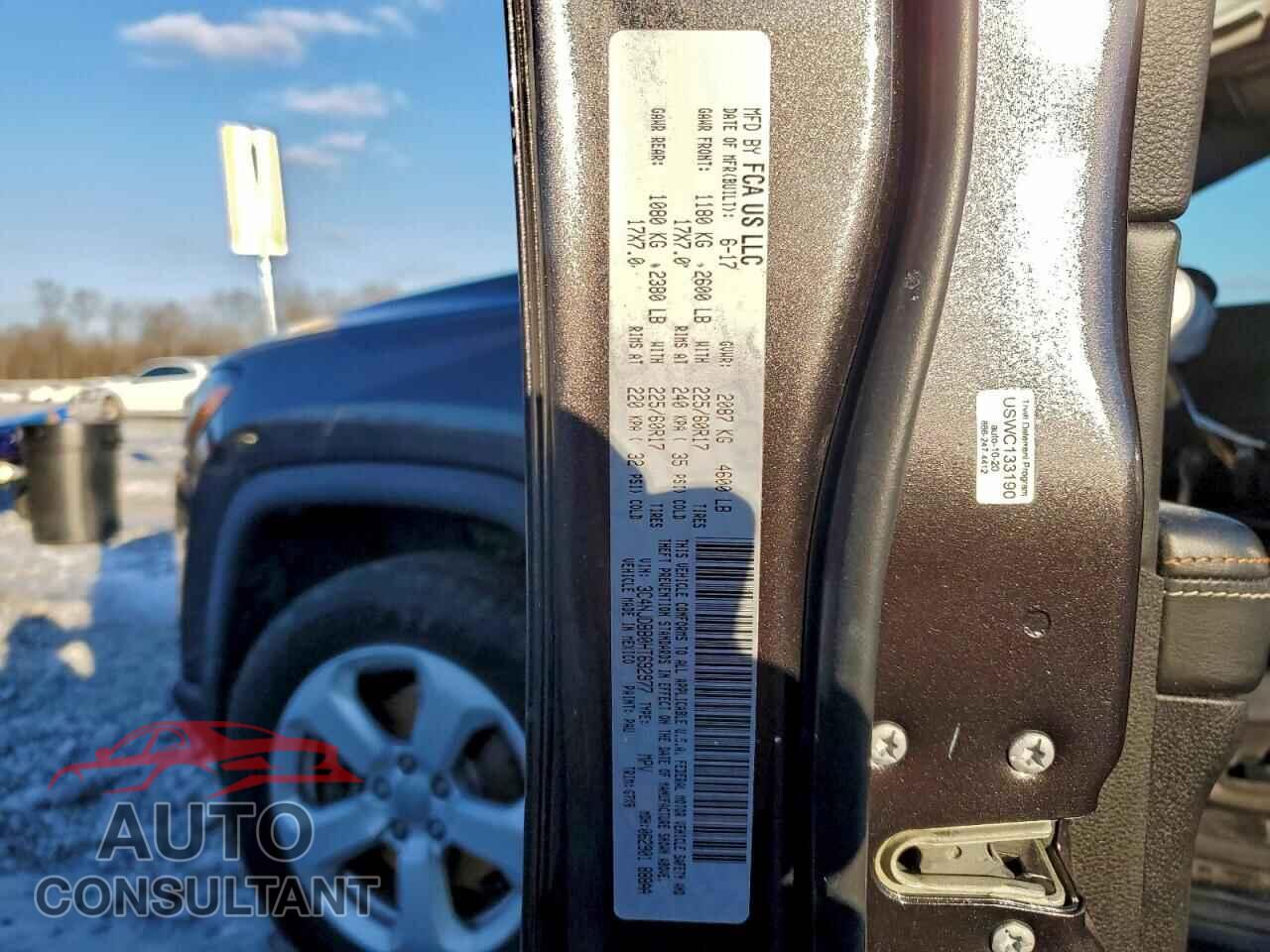 JEEP COMPASS 2017 - 3C4NJDBB0HT692977