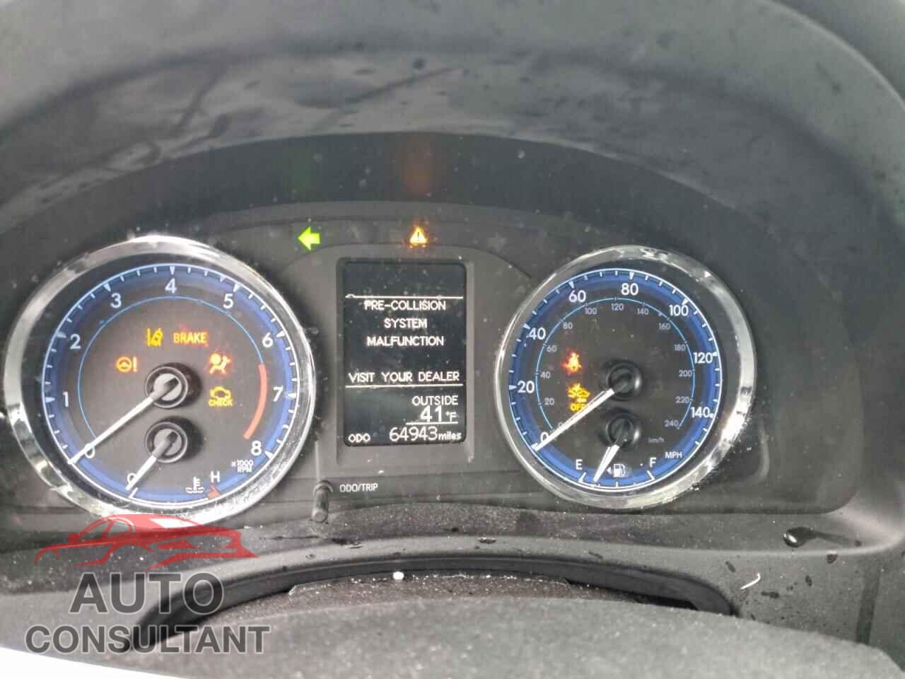 TOYOTA COROLLA 2017 - 2T1BURHE3HC856489