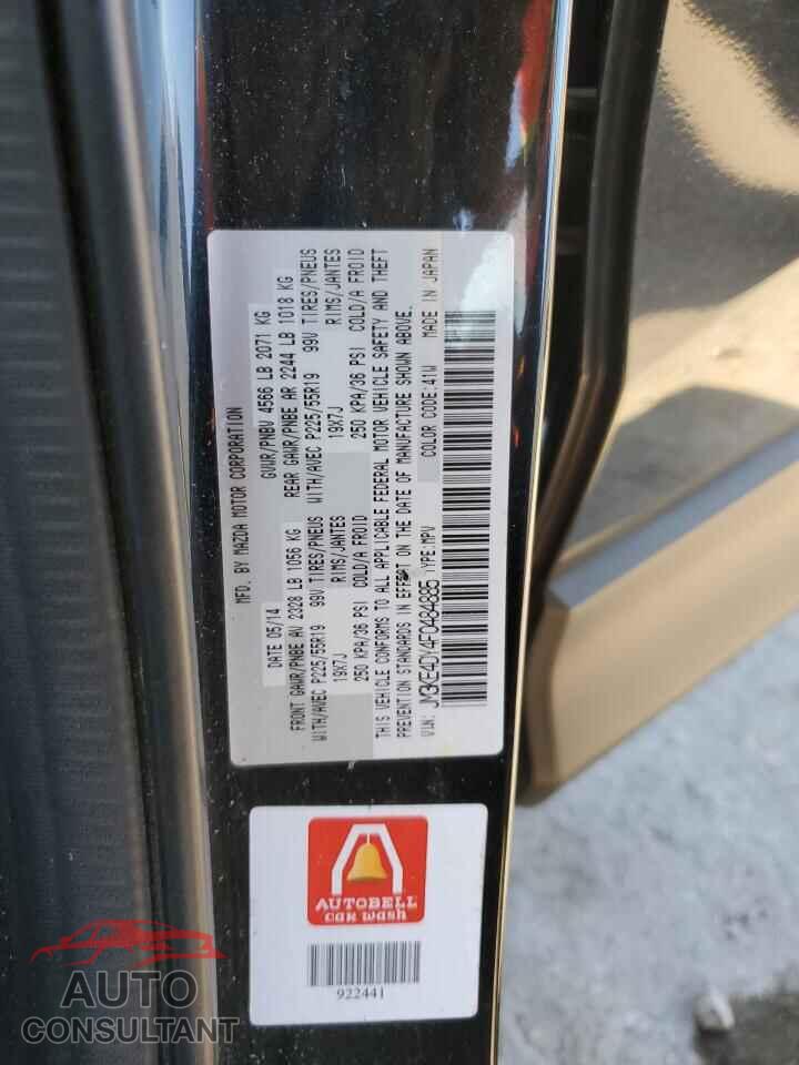 MAZDA CX-5 2015 - JM3KE4DY4F0484885